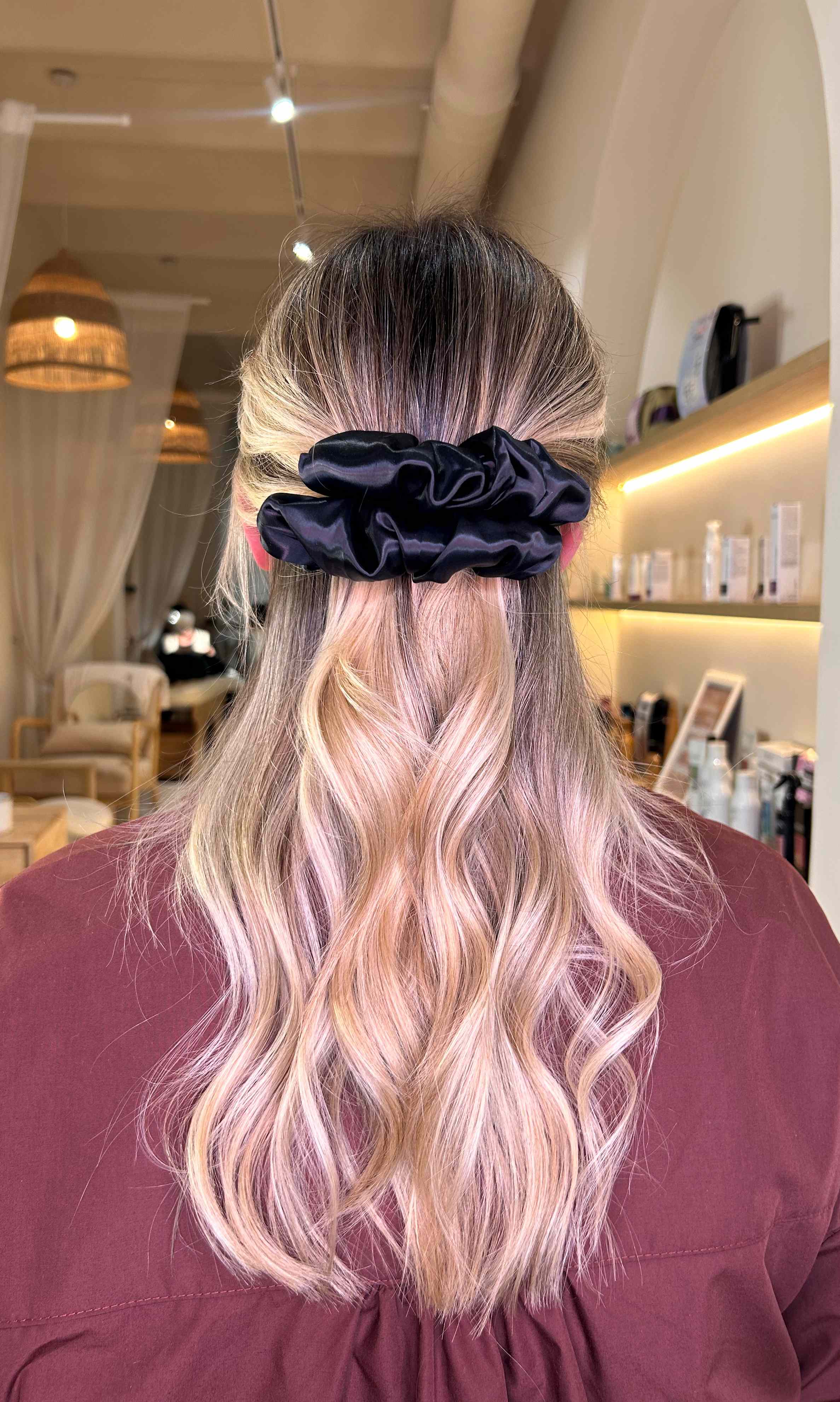 D'Arte Collection - Pinza de tela Negro satén