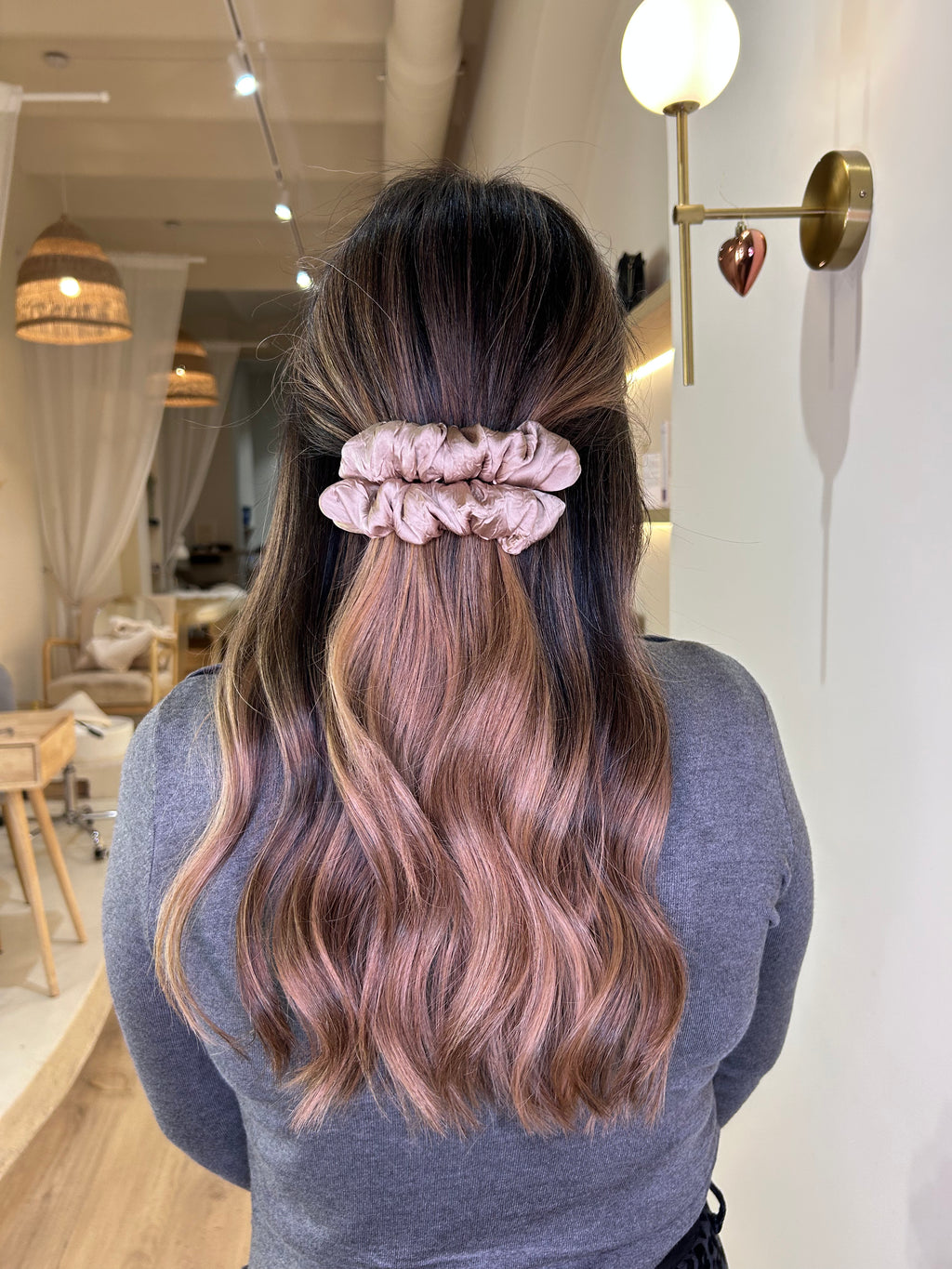 D'Arte Collection - Pinza de tela Marrón Avellana