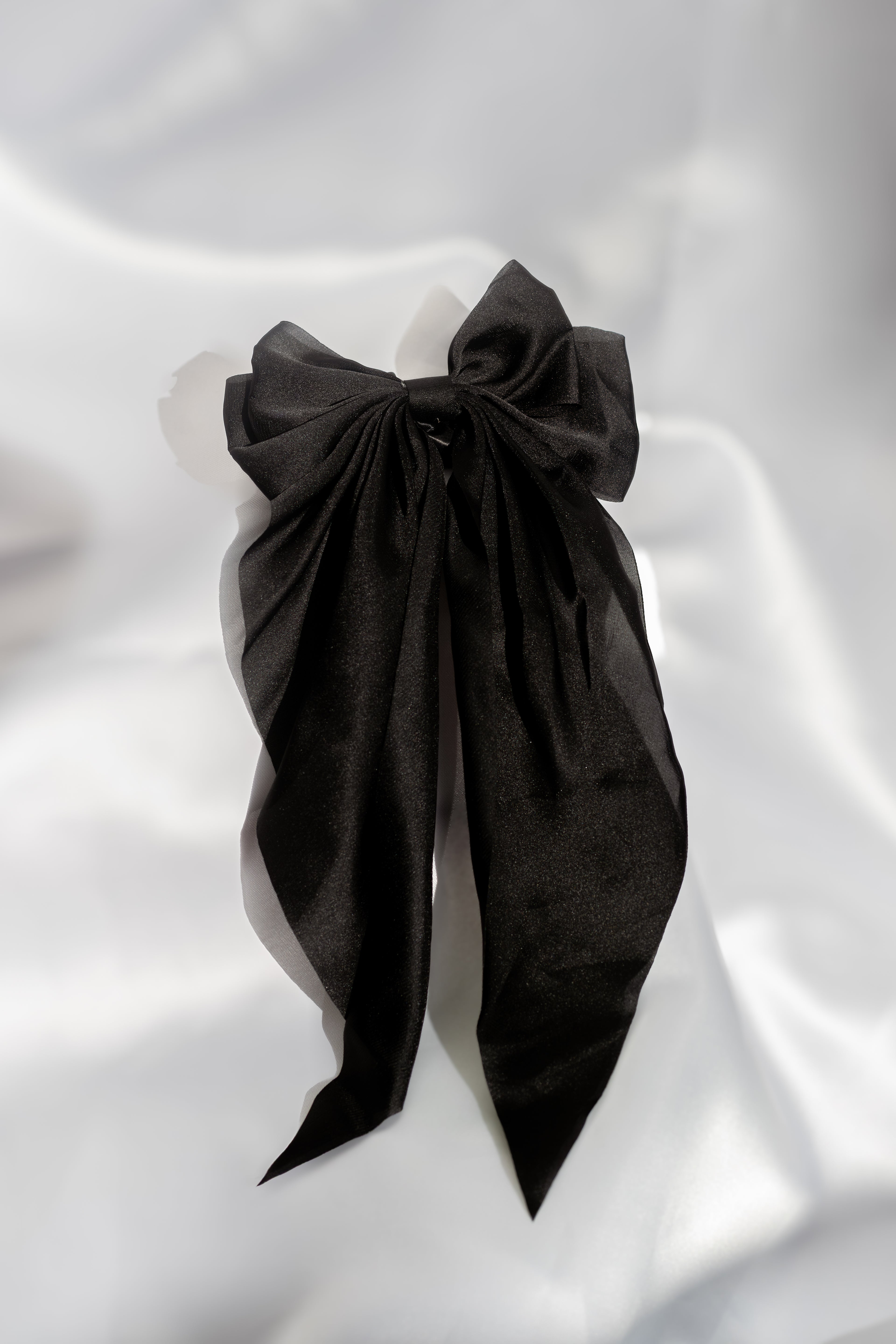 D'Arte Collection - Pinza Lazo de tela Negro satén